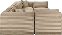 Load image into Gallery viewer, Shaggy - Fabric 6 Piece Modular U-Shaped Armless Sectional
