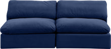 Load image into Gallery viewer, Comfy - Velvet Modular Armless Sofa 2 Seats
