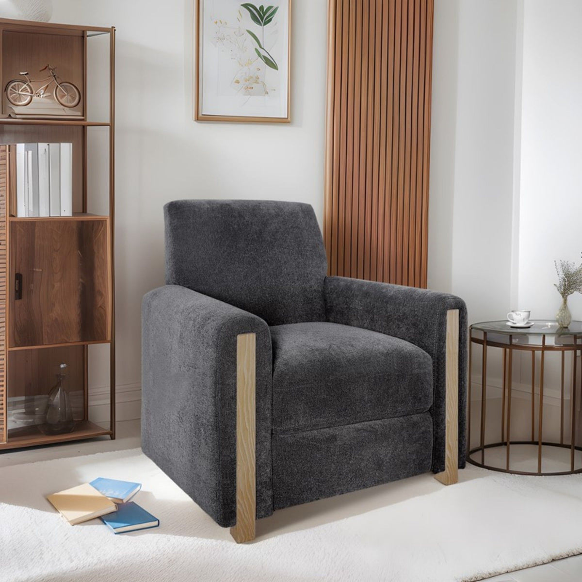Recliner Chair - Gray - Ego Home Furniture