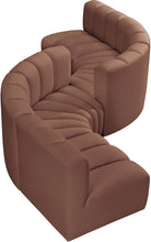 Load image into Gallery viewer, Arc - Faux Leather 6 Piece Modular Sofa
