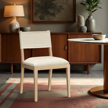 Load image into Gallery viewer, Avon - Linen Textured Performance Fabric Upholstered Dining Side Chair (Set of 2)
