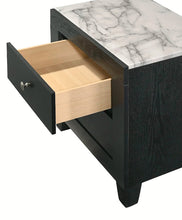 Load image into Gallery viewer, Crown Mark Furniture Cadence 2 Drawer Nightstand in Black
