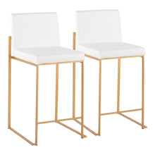 Load image into Gallery viewer, Fuji - Contemporary High Back Stylish Counter Stool
