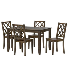 Load image into Gallery viewer, 5 Piece Dining Table Set - Brown
