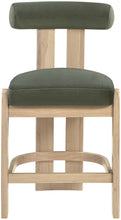 Load image into Gallery viewer, Arienzo - Velvet Performance Fabric Upholstered Counter Stool (Set of 2)
