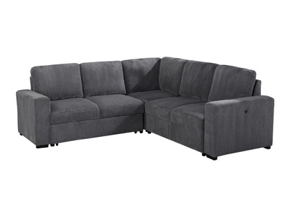 U2660 - Armless Loveseat - Gray