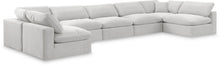 Load image into Gallery viewer, Comfy - 7 Piece Velvet Modular Armless Sectional
