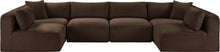 Load image into Gallery viewer, Shaggy - 6 Piece Modular U-Shaped Armless Sectional
