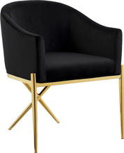 Load image into Gallery viewer, Xavier - Dining Chair with Gold Legs
