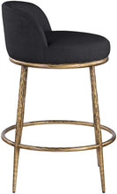 Load image into Gallery viewer, Ferro - Upholstered Counter Stool With Brushed Gold Base
