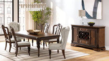 Load image into Gallery viewer, Coventry - Upholstered Wing Chair (Set of 2) - Mahogany / Pearl Silver
