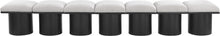Load image into Gallery viewer, Pavilion - 7 Piece Modular Bench With Black Base
