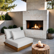 Load image into Gallery viewer, Mirella - Water Resistant Fabric Upholstered Outdoor Patio Modular Armless Chair

