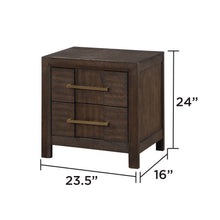 Load image into Gallery viewer, Kenzo - 2 Drawer Nightstand - Walnut
