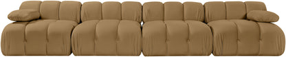 Orin - Velvet 4 Piece Modular Sofa