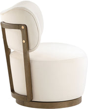 Load image into Gallery viewer, Elara - Velvet Upholstered Swivel Accent Chair - Stained Brown
