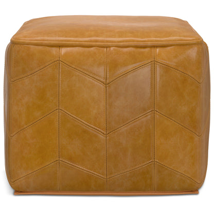 Morden - Square Pouf - Brown - Ego Home Furniture
