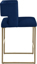 Load image into Gallery viewer, Caleb - Counter Stool with Gold Legs (Set of 2)
