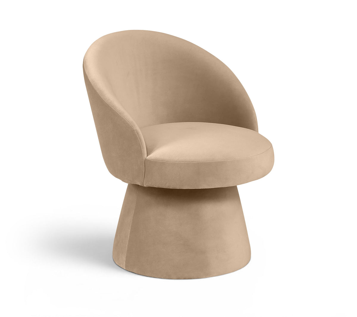 Selene - Upholstered Swivel Dining Chair