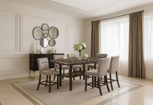 Load image into Gallery viewer, D4355 - 9 Piece Dining Room Set (Bar Table With 8 Bar Stools) - Dark Brown
