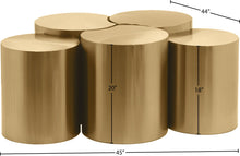Load image into Gallery viewer, Dimple - 20" 5 Piece Modular Coffee Table

