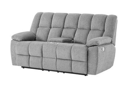 U6000 - Console Reclining Loveseat - Smoke