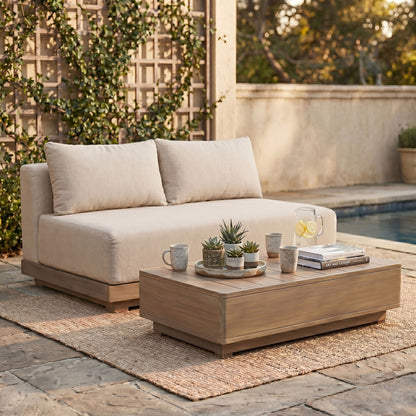 Solace - Olefin Performance Fabric Outdoor Patio Modular Loveseat