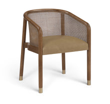 Load image into Gallery viewer, Sylvan - Vegan Leather Dining Chair (Set of 2) - Brown Frame
