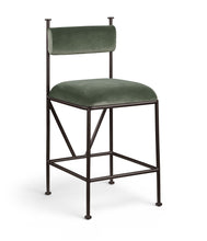 Load image into Gallery viewer, Monarch - Velvet Counter Stool (Set of 2)

