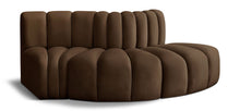 Load image into Gallery viewer, Arc - Velvet 3 Piece Modular Sofa
