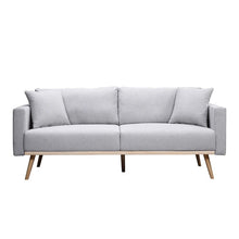 Load image into Gallery viewer, Easton - Fabric Sofa With USB Charging Ports Pockets And Pillows
