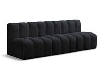 Load image into Gallery viewer, Arc - Velvet 3 Piece Modular Straight Sofa
