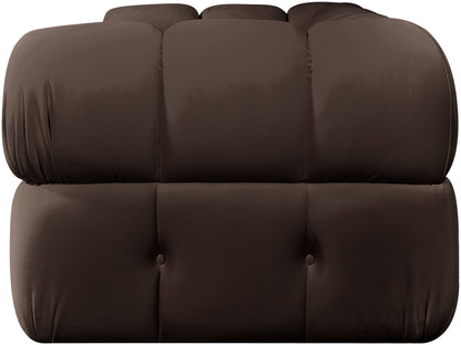 Orin - Velvet Performance Fabric Upholstered 2 Piece Modular Sofa (2 Corner Chairs)