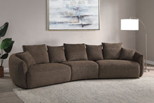 Load image into Gallery viewer, Bash - Anthology Boucle Sofa With Pillows - Brown
