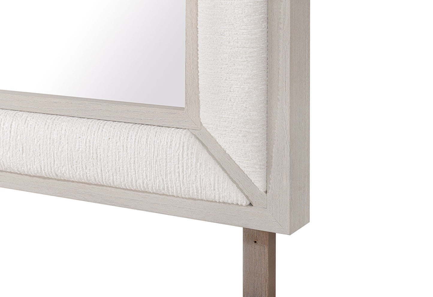 Clara - Upholstered Mirror - Beige