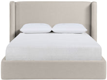 Load image into Gallery viewer, Kendall - Linen Textured Fabric Upholstered Bed

