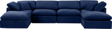 Load image into Gallery viewer, Indulge - Velvet 6 Piece Modular Double Chaise Sectional
