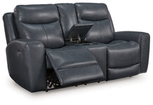 Load image into Gallery viewer, Bexhurst - Power Reclining Loveseat With Console / Adjustable Headrest
