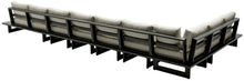 Load image into Gallery viewer, Maldives - 7 Piece Water Resistant Outdoor Patio Modular Sectional With Gray Base
