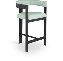 Load image into Gallery viewer, Romeo - Faux Leather Counter Stool With Black Base (Set of 2)

