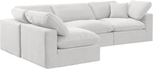 Load image into Gallery viewer, Comfy - 4 Piece Velvet Modular Armless Sectional
