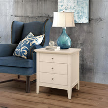 Load image into Gallery viewer, 3 Drawer Nightstand &amp; Dove Tailed Drawers
