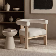 Load image into Gallery viewer, Arienzo - Performance Fabric Upholstered Accent Chair - Natural Base
