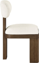Load image into Gallery viewer, Timbra - Linen Textured Fabric Upholstered Dining Chair (Set of 2) - Walnut Base
