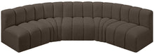 Load image into Gallery viewer, Arc - Boucle Fabric 5 Piece U-Shaped Modular Sofa

