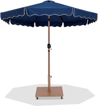 Load image into Gallery viewer, Amalfi - Aluminum Patio Umbrella - Light Brown Base / Light Brown Pole
