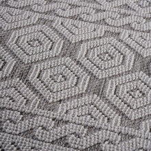Load image into Gallery viewer, Guros - 6' X 9' Geometric Indoor / Outdoor Area Rug - Gray / White
