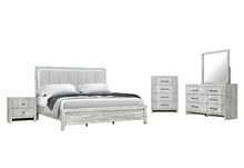 Load image into Gallery viewer, Elsie - King Bed With LED - Light Gray
