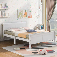 Load image into Gallery viewer, Platform Bed Frame Mattress Foundation Sleigh Bed With Headboard / Footboard / Wood Slat Suppor
