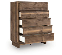 Load image into Gallery viewer, Chirason - Five Drawer Wide Chest - Brown
